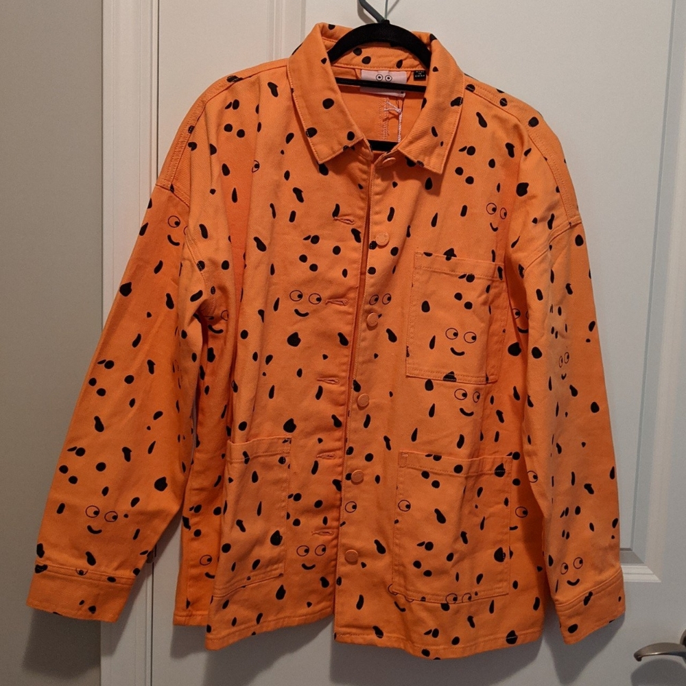 NWT Lazy Oaf x Studio Arhoj Orange Work Jacket